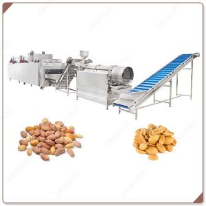 Ligne De Fabrication Des Noix D'Arachides Grillées Salées