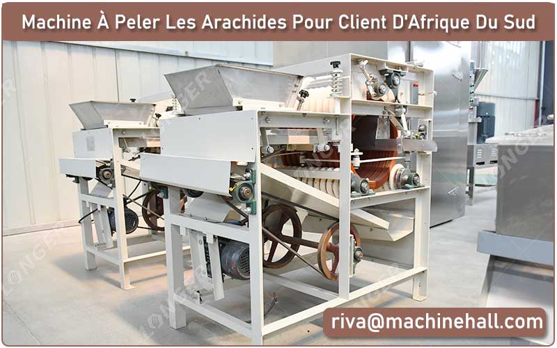 Machine À Peler Les Arachides Pour Client D'Afrique Du Sud