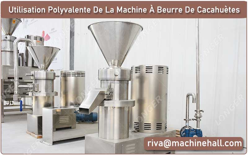 Utilisation Polyvalente De La Machine À Beurre De Cacahuètes