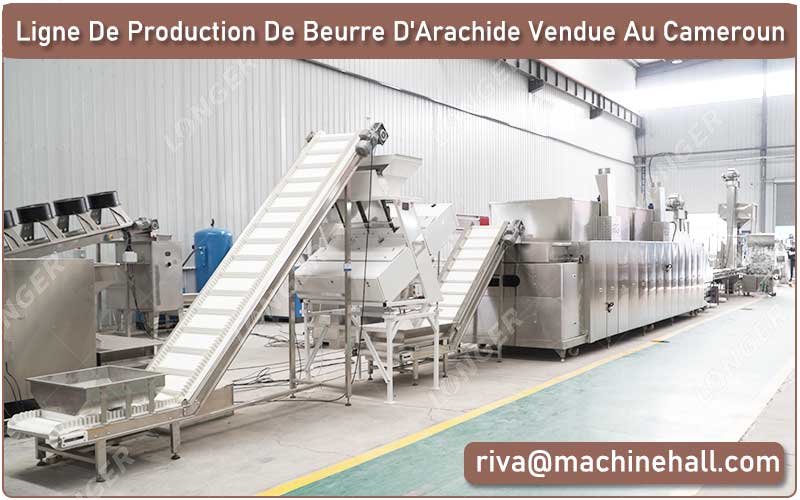 Ligne De Production De Beurre D'Arachide Vendue Au Cameroun