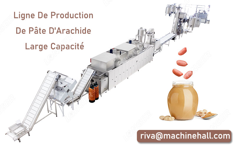 Importance De Ligne De Production De Pâte D'Arachide De Grande Capacité