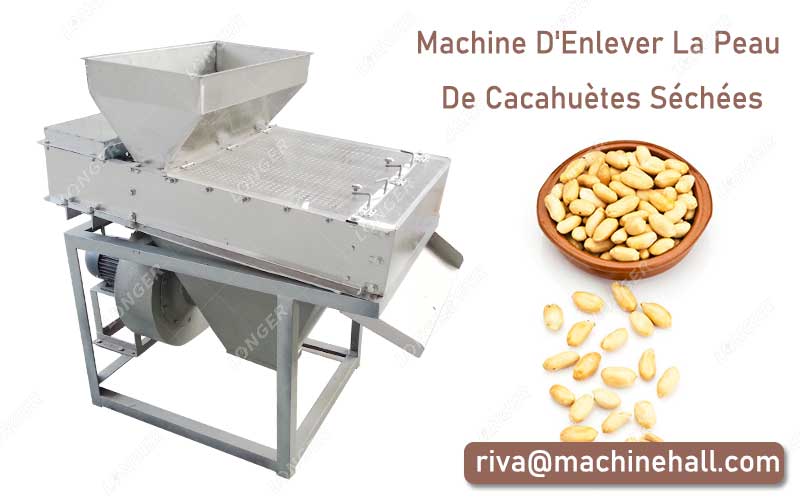 Présentation De La Machine D'Enlever La Peau De Cacahuètes Séchées