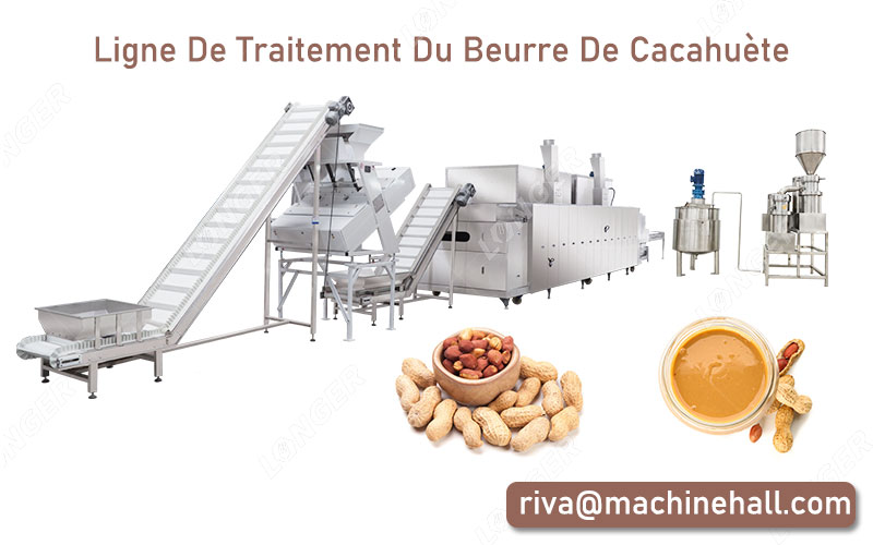 Processus De Ligne De Traitement Du Beurre De Cacahuète