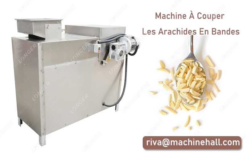 Structure De La Machine À Couper Les Arachides En Bandes