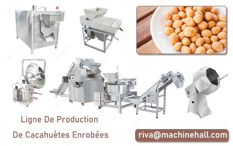 Principaux Équipements De La Ligne De Production De Cacahuètes Enrobées De Sucre