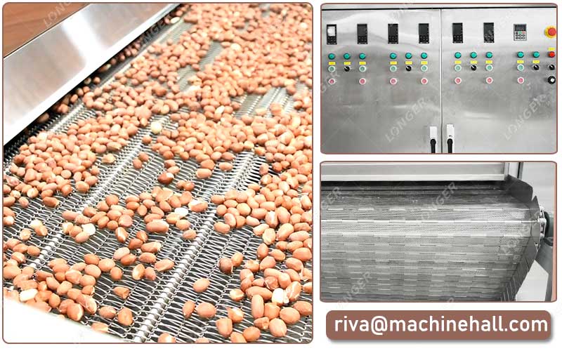 Caractéristiques De De La Machine De Torréfaction D'Arachide Avec Le Refroidissement