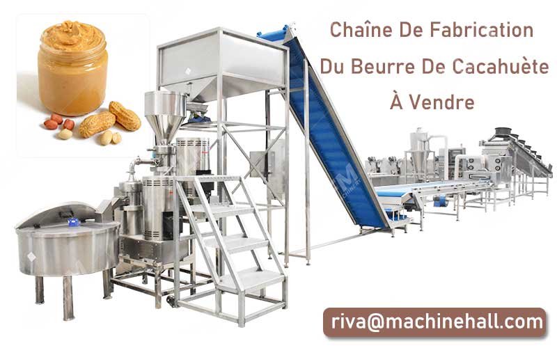 Processus Principal De La Chaîne De Fabrication Du Beurre De Cacahuète