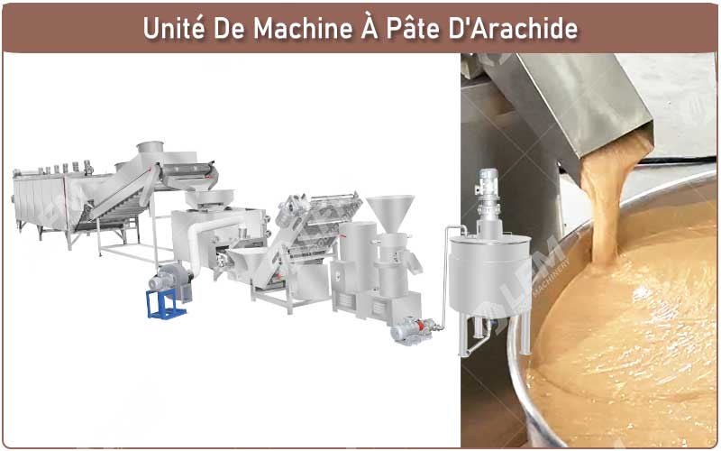 Unité De Machine À Pâte D'Arachide