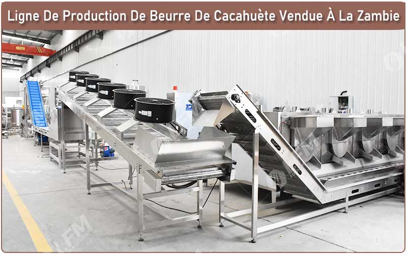 Ligne De Production De Beurre De Cacahuète Vendue À La Zambie