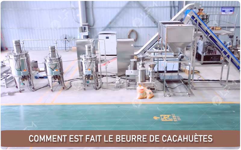 Production De Beurre De Cacahuète Industriel