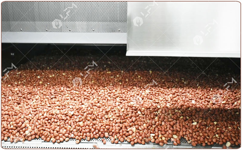 Machine Intégrée De Grillage Et De Refroidissement Des Arachides